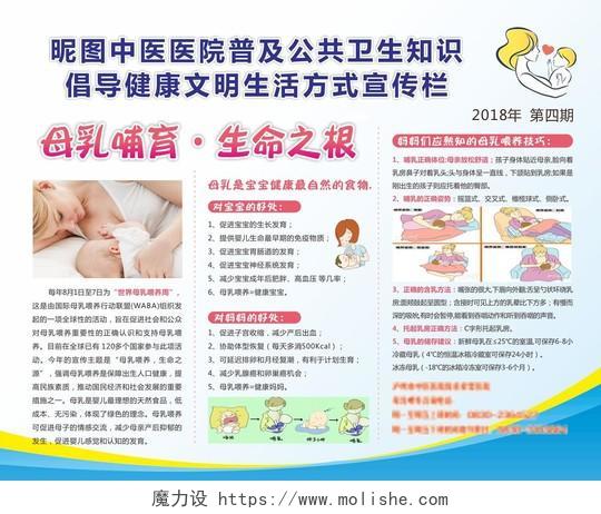 全国母乳喂养宣传栏公共卫生普及宣传栏